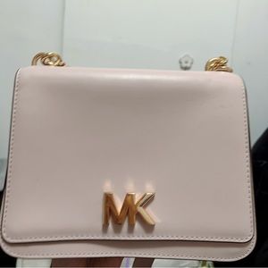 MK light pink crossbody bag